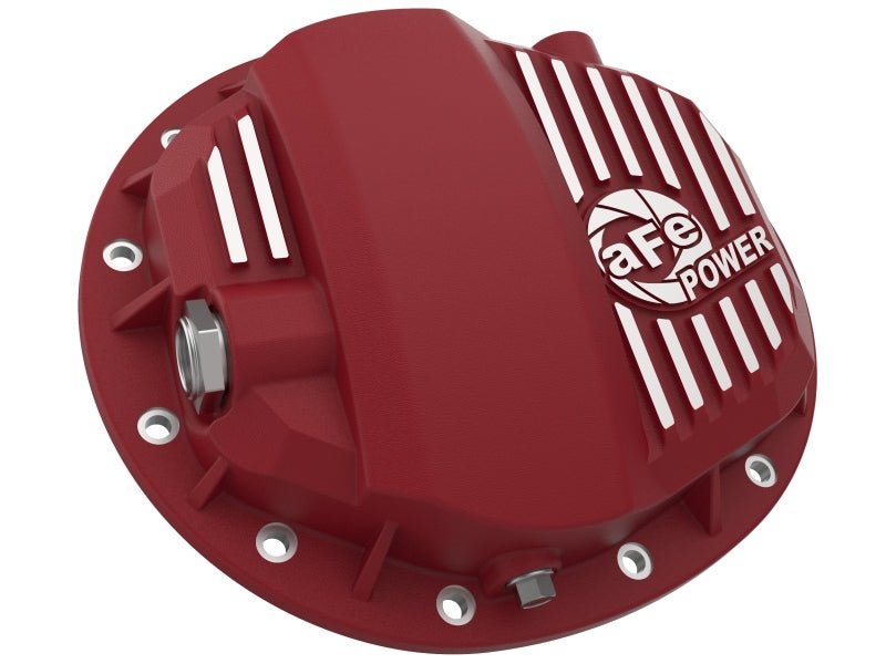 aFe Pro Series GMCH 9.5 Rear Diff Cover Red w/ Machined Fins 19 - 20 GM Silverado/Sierra 1500 - My Store