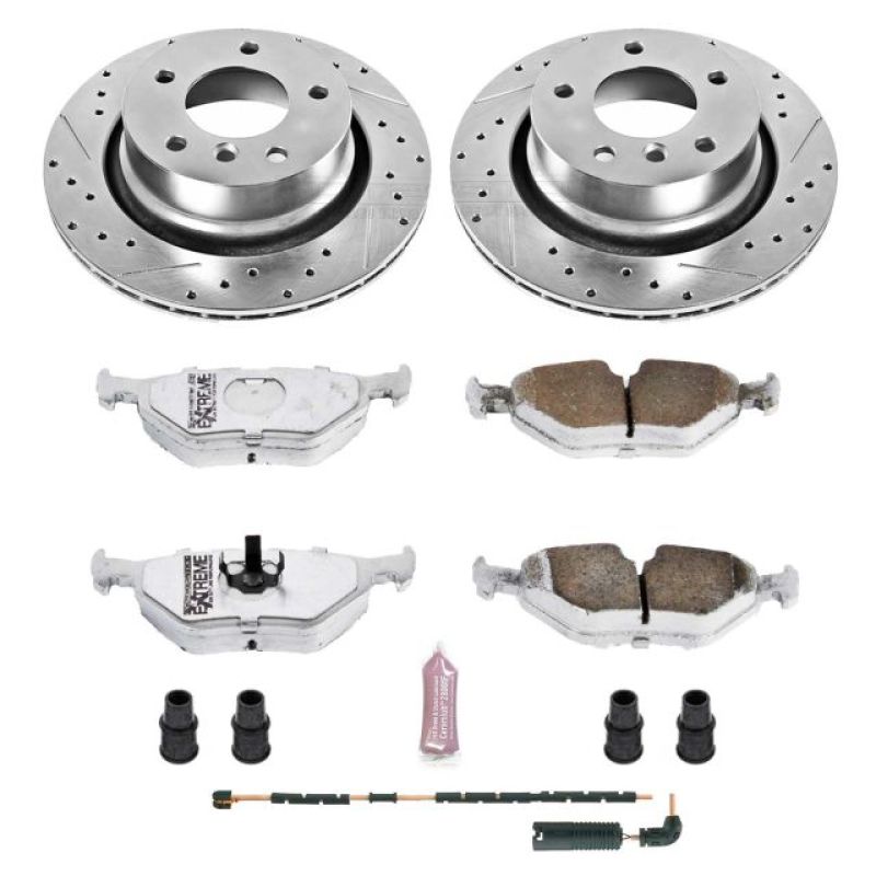 Power Stop 03 - 08 BMW Z4 Rear Z26 Street Warrior Brake Kit - My Store