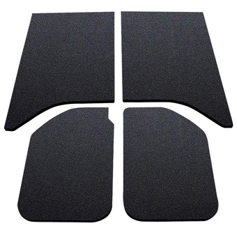 compare product DEI 11-18 Jeep Wrangler JK 2-Door Boom Mat Headliner - 4 Piece - Black