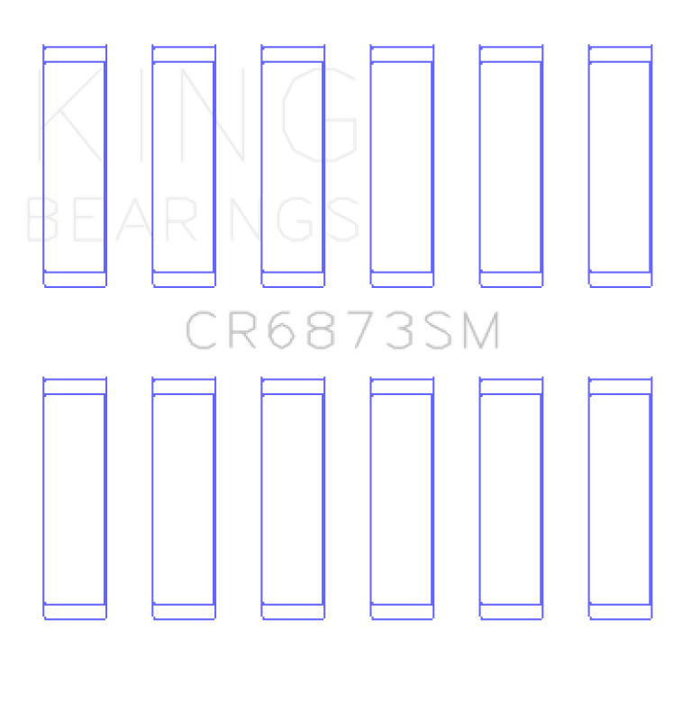 King Engine Bearings Toyota 2GR - FE/3GR - FE Connecting Rod Bearing Set - My Store