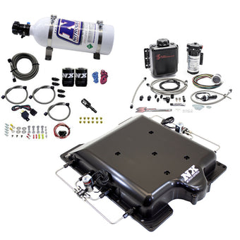 compare product Nitrous Express Dodge Hellcat Supercharger Lid Nitrous/Water Injection Kit (100-400HP) w/5lb Bottle