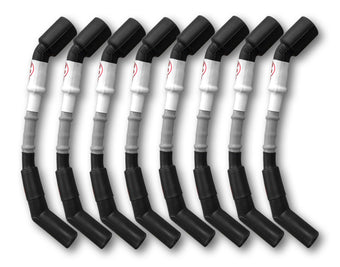 compare product Kooks 10mm Spark Plug Wire - Grey w/Black Boots (Set of 8)