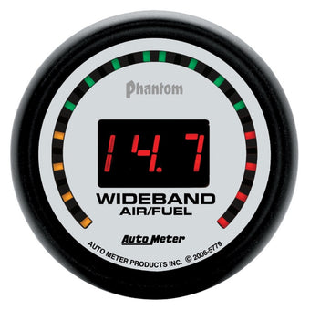 compare product Autometer Phantom 52mm Digital 10:1-17:1 Street Wideband Air/Fuel Ratio Gauge