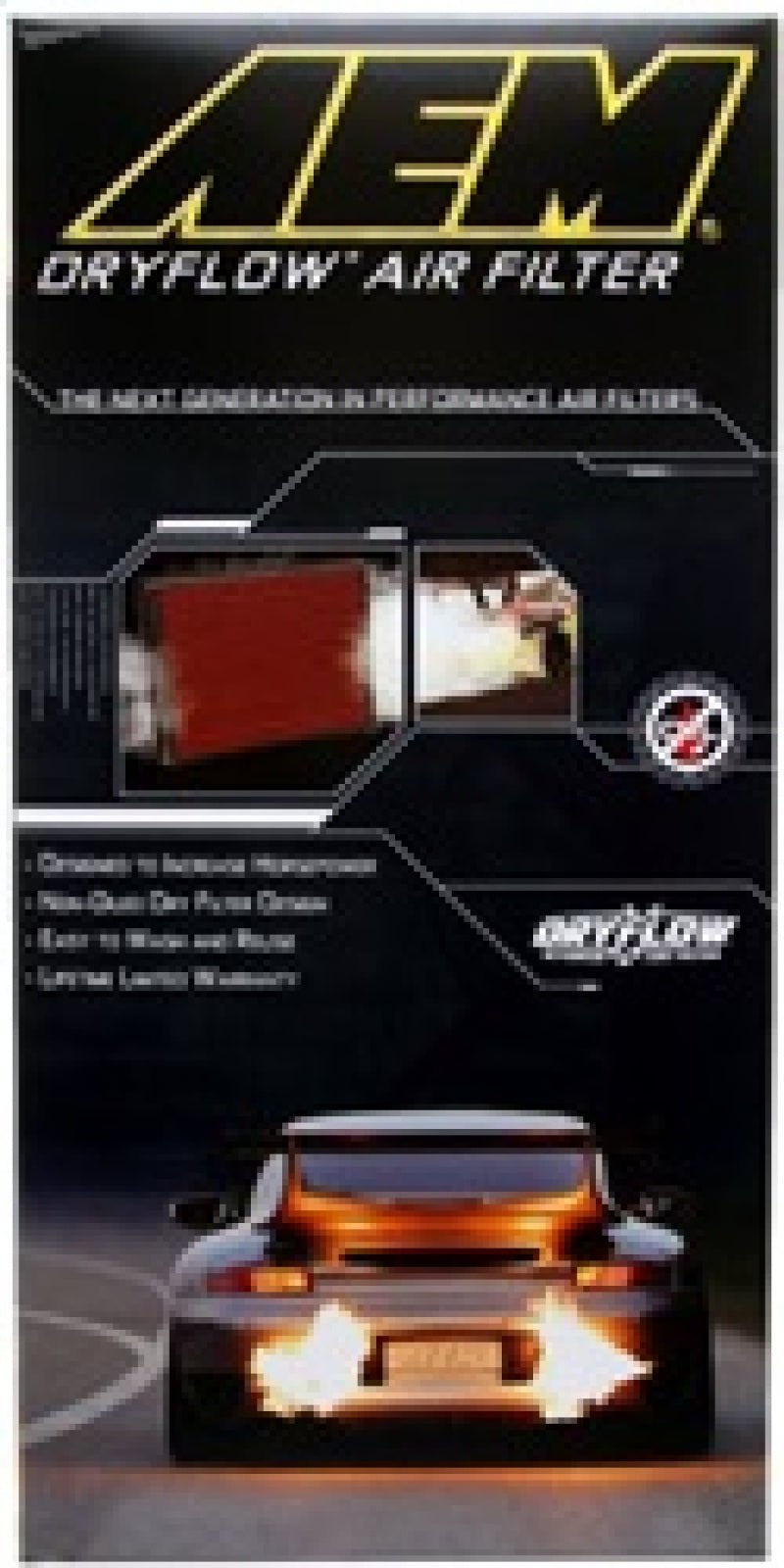 AEM 98 - 10 Mercedes C/CLK/E/GL/ML/R/S/SL Class Dryflow Panel Air Filter - My Store