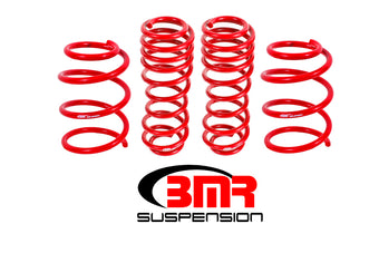 compare product BMR 05-14 S197 Mustang GT Handling Version Lowering Springs (Set Of 4) - Red