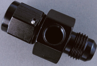 compare product Fragola Inline Gauge Adapter -6AN Male x -6AN Fem - Black