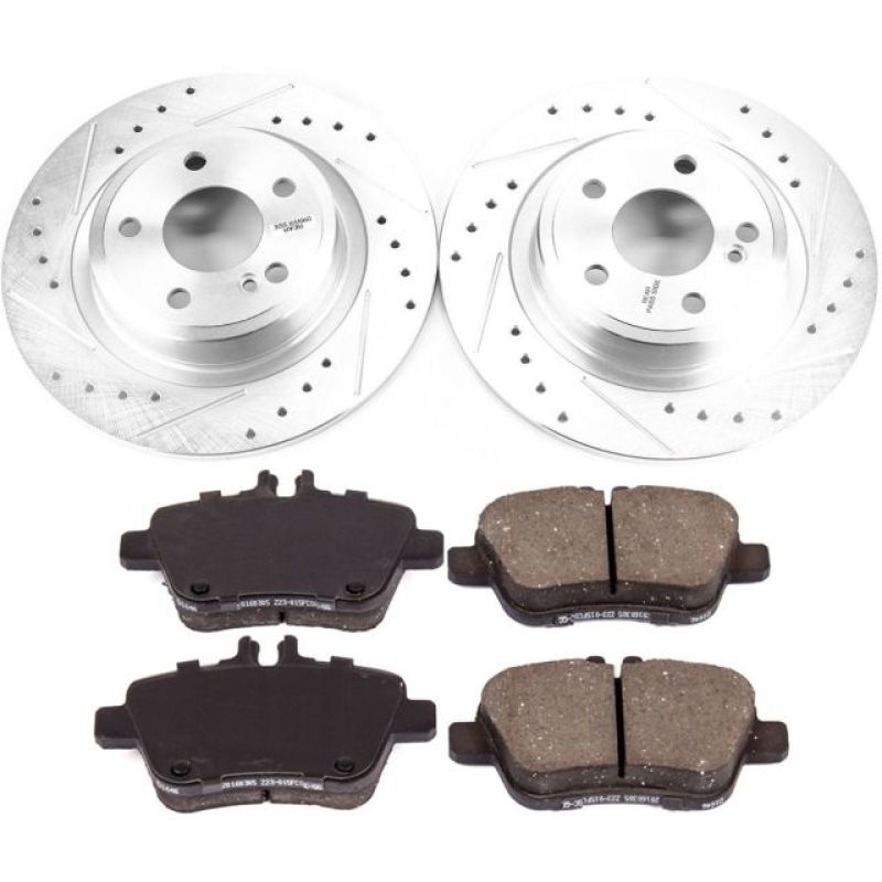 Power Stop 2017 Mercedes - Benz SLC300 Rear Z23 Evolution Sport Brake Kit - My Store