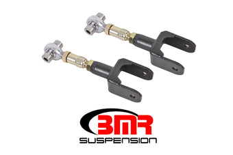 compare product BMR 79-04 Fox Mustang Upper Control Arms On-Car Adj. Rod Ends - Black Hammertone