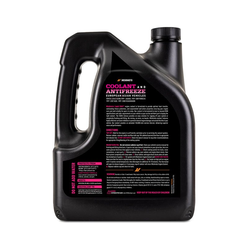 Mishimoto Liquid Chill EG Coolant, European/Asian Vehicles, Pink/Red - My Store
