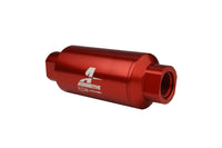 Aeromotive In - Line Filter - AN - 10 size - 40 Micron SS Element - Red Anodize Finish - My Store