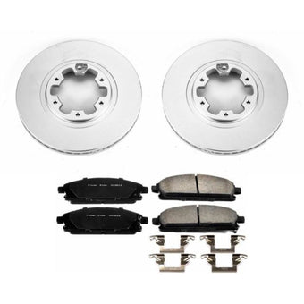compare product Power Stop 97-03 Infiniti QX4 Front Z17 Evolution Geomet Coated Brake Kit