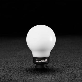 compare product Cobb Subaru 5-Speed COBB Knob - White Knob w/ Stealth Black