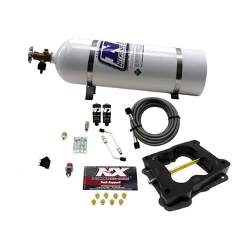 compare product Nitrous Express Q-Jet/Holley Spread Bore Hitman Nitrous Kit (100-150-200HP) w/15lb Bottle