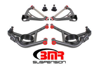 compare product BMR 70-81 2nd Gen F-Body Upper And Lower A-Arm Kit - Black Hammertone