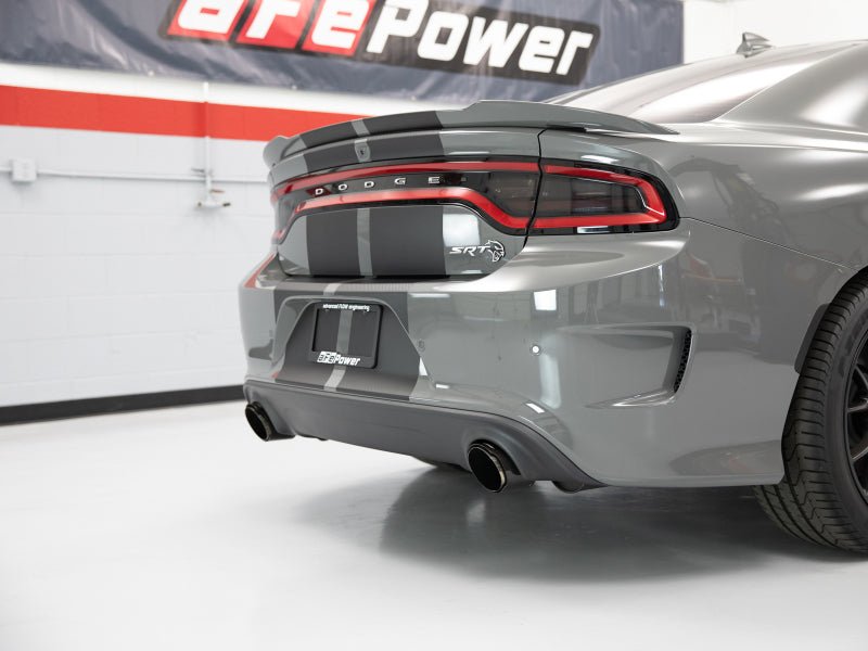 aFe MACH Force - XP 4 - 1/2in Carbon Fiber OE Replacement Exhaust Tips - 15 - 19 Dodge Charger/Hellcat - My Store