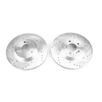 compare product Power Stop 17-18 Mercedes-Benz C43 AMG Rear Evolution Drilled & Slotted Rotors - Pair