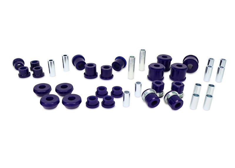 SuperPro 90 - 97 Mitsubishi Montero LS Control Arm & Trailing Arm Bushing Kit - (60mm Trailing Arm) - My Store