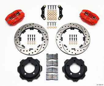 compare product Wilwood Dynapro Rear Kit 12.19in Drill-Red Backdraft Cobra (BMW E36 Based)
