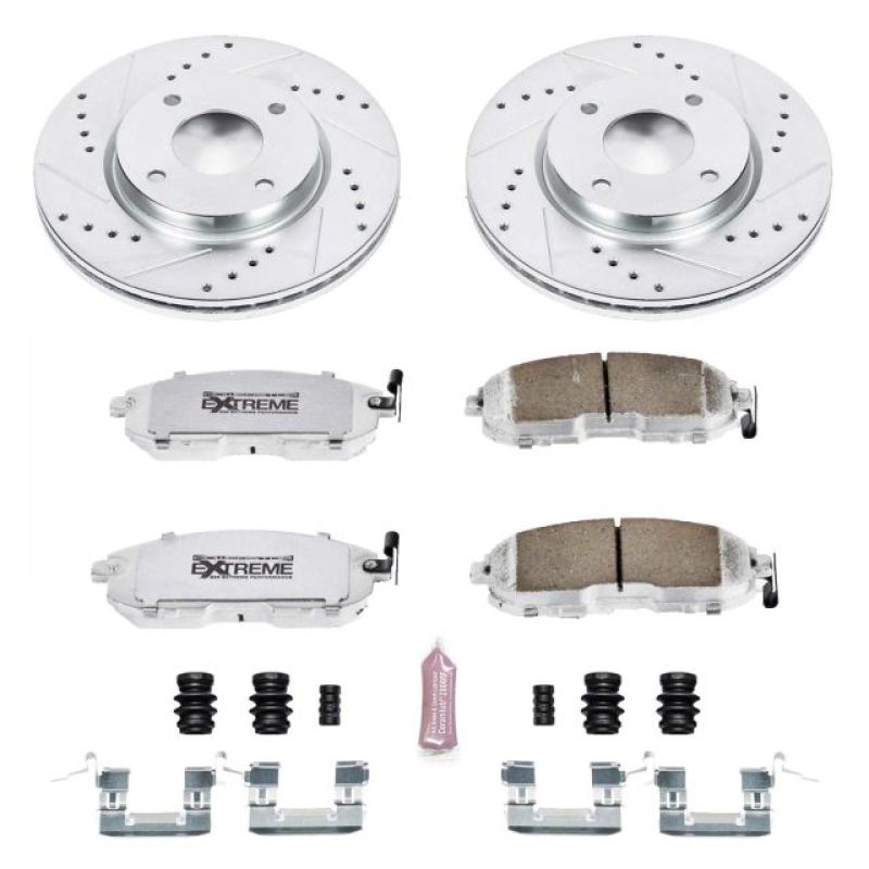 Power Stop 09 - 14 Nissan Cube Front Z26 Street Warrior Brake Kit - My Store