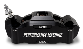 compare product Performance Machine 125 x4 Race Series Radial Mount Caliper with ARC - Left - Black Ano