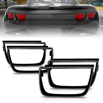 compare product ANZO Taillight Bezels 2010-2013 Chevrolet Camaro Taillight Bezels - 4pc Flat Black