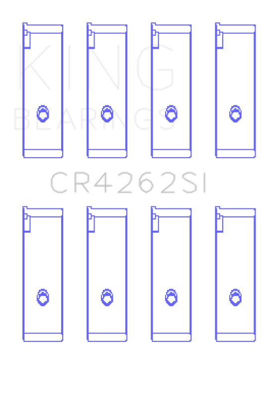 King Engine Bearings Suzuki J18K/J20A (Size +0.25mm) Connecting Rod Bearing Set - My Store