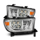 AlphaRex 07 - 13 Toyota Tundra / 08 - 17 Sequoia NOVA LED Proj HL Chrome w/Actv Light Seq. Sig + DRL - My Store