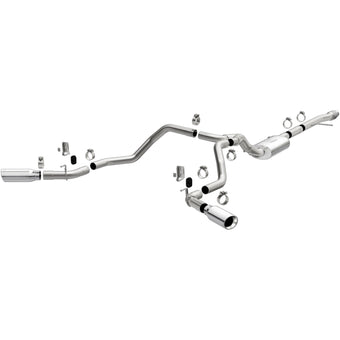 compare product MagnaFlow 2019 Chevy Silverado 1500 V8 5.3L Street Series Dual Split Exit Exhaust w/ Polished Tips