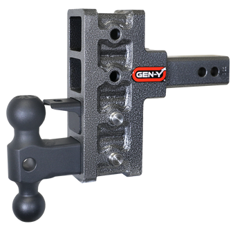 compare product Gen-Y Mega Duty 2in Shank 5in Offset Drop 1.5K TW 10K Hitch w/GH-031 Dual-Ball/GH-032 Pintle Lock