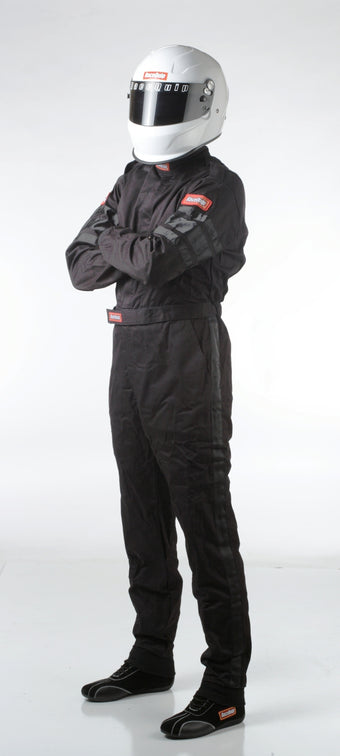 compare product RaceQuip Black SFI-1 1-L Suit - Large