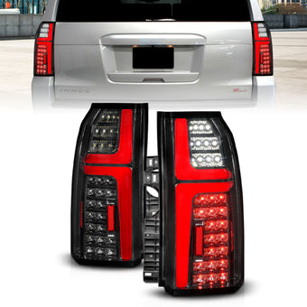 compare product ANZO 15-20 Chevrolet Tahoe Sequential LED Tube Taillights Black