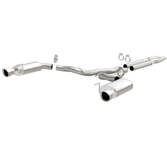 compare product MagnaFlow Cat Back, SS, 3in, Street, Dual Split Polished 4.5in Tips 2015 Ford Mustang GT V8 5.0L