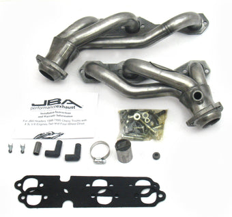 compare product JBA 88-95 GM Truck 4.3L V6 w/o A.I.R. Injection 1-1/2in Primary Raw 409SS Cat4Ward Header