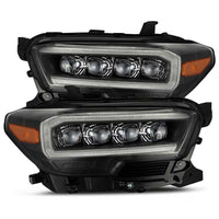 AlphaRex 16 - 20 Toyota Tacoma NOVA LED Projector Headlights Plank Style Black w/Activation Light - My Store