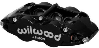compare product Wilwood Caliper-Forged Narrow Superlite 6R-L/H 1.75/1.25in/1.25in Pistons 1.25in Rotor - Black