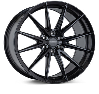 compare product Vossen HFX-2 22x10 / 6x139.7 / ET-18 / Super Deep Face / 106.1 - Satin Black Wheel
