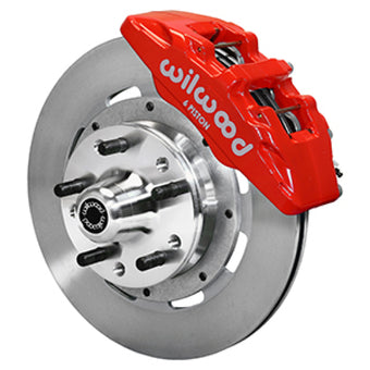 compare product Wilwood 97-93 Mopar A/B/E/F/J Body Dynapro 12.19x0.81 Six Piston Front BBK - Red
