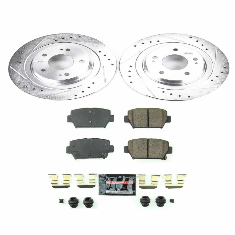 Power Stop 2018 Mitsubishi Eclipse Cross Rear Z23 Evolution Sport Brake Kit - My Store