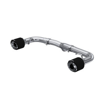 compare product MBRP 2022 Subaru BRZ 2.4L/Toyota GR86 2.4L 2.5in Dual Split Rear Exit w/5in OD CF Tips - T304