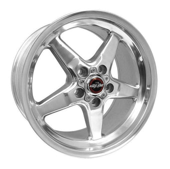 compare product Race Star 92 Drag Star 17x10.50 5x4.50bc 7.63bs Direct Drill Polished Wheel