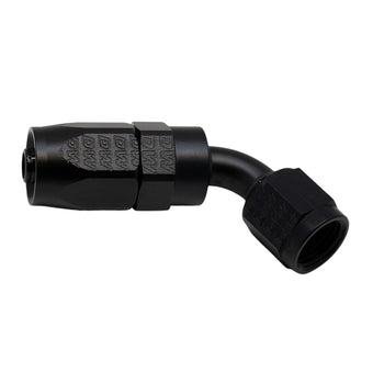 compare product DeatschWerks 6 AN Female Flare Swivel 60-Degree Hose End CPE - Anodized Matte Black