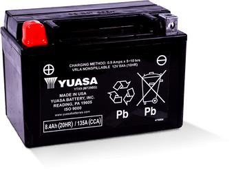 compare product Yuasa YTX9 Maintenance Free AGM 12-Volt Battery