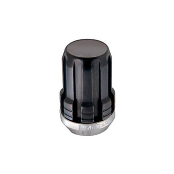 compare product McGard SplineDrive Lug Nut (Cone Seat) M12X1.5 / 1.24in. Length (Box of 50) - Black (Req. Tool)