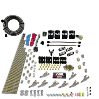 compare product Nitrous Express STD Nozzle Nitrous Kit (200-500HP) Gas w/Dist Block & 4 Solenoids w/o Bottle