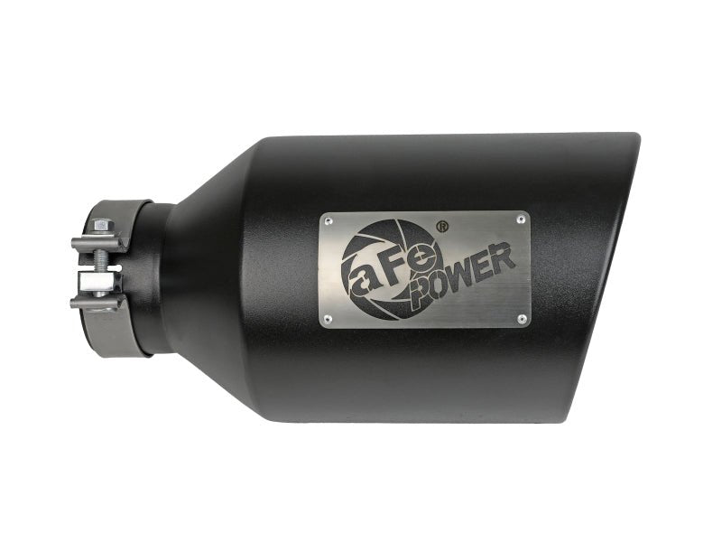 aFe Power MACH Force - Xp 409 Stainless Steel Clamp - on Exhaust Tip Black - My Store