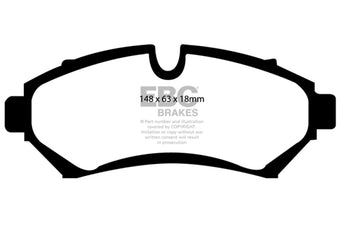 compare product EBC 98-04 Cadillac Seville 4.6 Ultimax2 Front Brake Pads