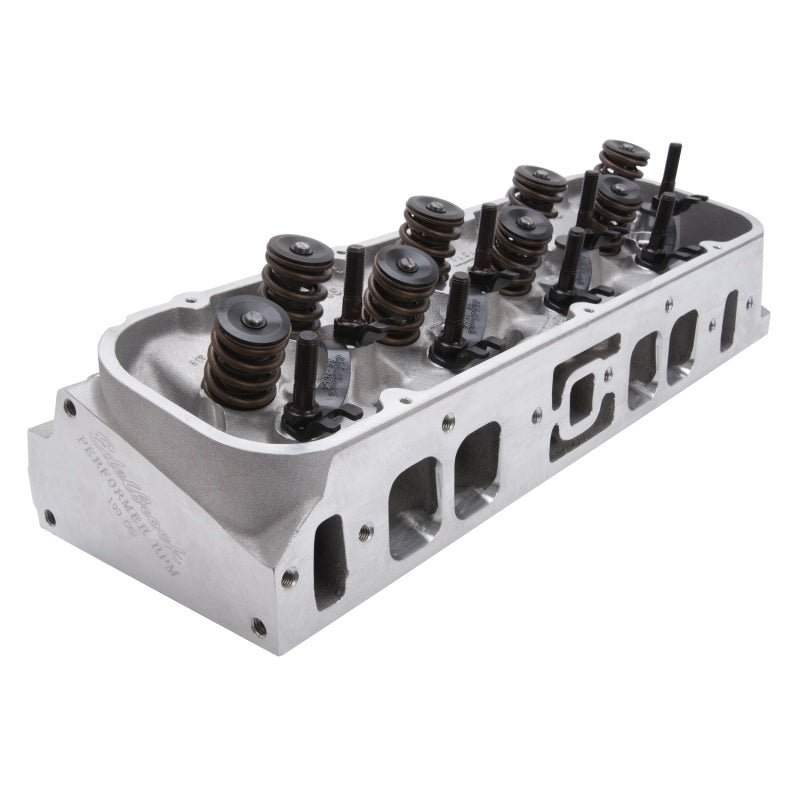 Edelbrock Cylinder Head BBC Performer RPM Oval Port 100cc Complete Single w/ Springs - My Store