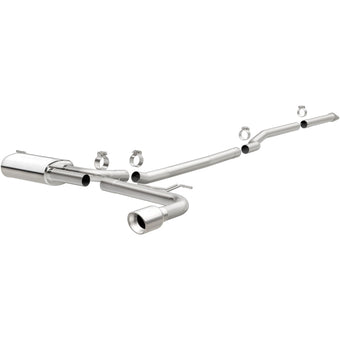compare product MagnaFlow Cat Back, SS, 2.5in, Street, Single Straight Pass. Polished 4in Tip, 2015 Ford Fusion 2.5L