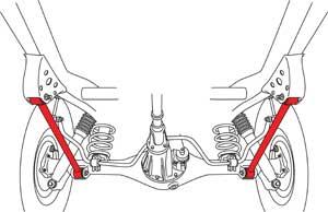 compare product SPC Performance 91-97 Toyota Landcruiser Rear Lower Control Arms (Pair)