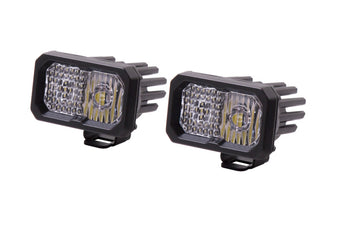 compare product Diode Dynamics Stage Series 2 In LED Pod Pro - White Combo Standard ABL (Pair)